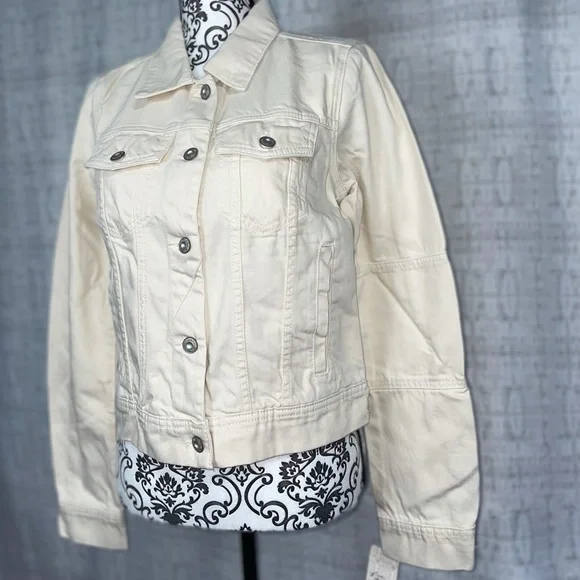 NWT XS Free People Rumors Denim Button Jacket - Picture 4 of 10